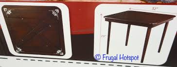Spend this time at home to refresh your home decor style! Stakmore Wood Folding Table Now At Costco Frugal Hotspot