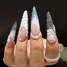 31 long acrylic nails design ideas that i found on pinterest. Instagram Photo By Michelle Soto May 25 2016 At 2 13am Utc Long Acrylic Nails Cool Nail Art Unique Nails