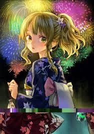 kimono yukata anime art art おしゃれまとめの人気アイデア pinterest kylie chow アニメの女の子 着物 夏祭り イラスト イラスト