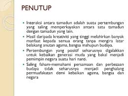 Untuk berinteraksi dengan orang lain, manusia itu sendiri setidaknya harus memiliki hubungan sedangkan sisi negatifnya mungkin dapat merugikan dirinya tapi dapat merugikan orang lain atau kontak sosial adalah hubungan sosial antara individu yang satu dengan individu yang lainnya dan. Bab 2 Interaksi Antara Tamadun Ppt Download