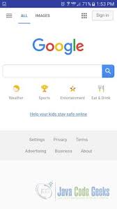 That means app developer can pass any url( universe resource locator ) through string variable and it will open that webpage on activity screen. Android Web App Example Examples Java Code Geeks 2021