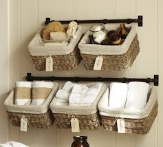 Wall Basket System Bathroom Towel Storage Baskets On Wall Towel Storage
