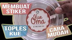 Designers desain label untuk toples kue kering sribu sumber : Cara Membuat Label Toples Kue Youtube