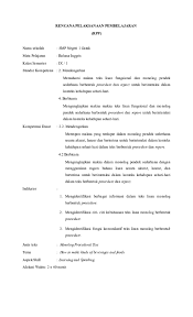 Menghargai dan menghayati ajaran agama yang dianutnya. Doc Rpp Bahasa Inggris Ktsp Ambar Jati Academia Edu