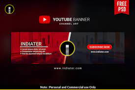 Check spelling or type a new query. Free Youtube Channel Banner Psd Template Indiater
