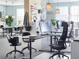Create A Healhty Work Life Balance With Ergonomic And Comfortable Furniture Like Jarvfjallet Adjustable Black W Lavoro D Ufficio Sedia Girevole Ufficio Interno