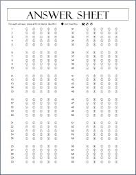 100 question answer sheet designed in microsoft word to be used with remark office omr. Printable Quotes Movie Answersheet Quotesgram