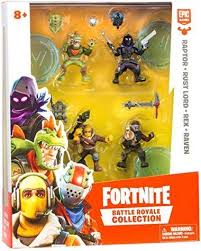 Also, some cosmetic items are available in some promotional sets. Fortnite Battle Royale Collection Mini Figure Squad Pack Raru