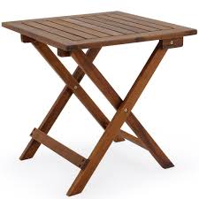 Les bois exotiques sont certes résistants aux. Table Basse Pliante En Bois Tables Jardin D Appoint 46x46cm Pliable Acacia Ebay