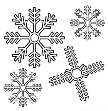 Ausmalbilder Schneeflocke