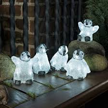 Konstsmide Led Acryl Babypinguine Kaltweiss 5er Set 40 Leds Dieses Beeindruckende Led Fi Baby Pinguine Weihnachtsbeleuchtung Und Led
