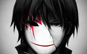 Check out this fantastic collection of anime boy wallpapers, with 54 anime boy background images for your desktop, phone or tablet. Black White And Red Anime Boy By Goatmilk12 Redbubble