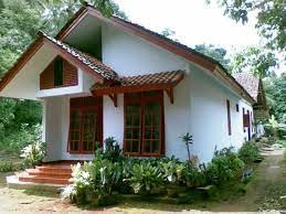 Ukuran terasnya cukup besar dan dilengkapi dengan sejumlah kursi serta meja kayu model rustic. 30 Ide Dan Konsep Desain Rumah Kampung Jawa Desain Id