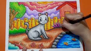 Check spelling or type a new query. Tutorial Menggambar Dan Mewarnai Kucing Serta Penambahan Gambar Youtube