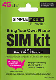 Bring Your Own Phone Sim Kit