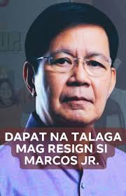 LACSON: DAPAT NA TALAGA MAG REAIGN SI MARCOS JR.