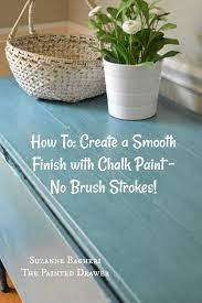 How To Tuesday Create A Smooth Finish With Chalk Paint No Brush Strokes