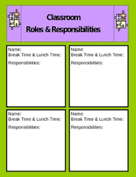 roles and responsibilities chart autism and special education