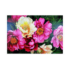 Apa yang perlu kita buat cuci saja. Sejambak Bunga 3 Acrylic Painting Mycraftshoppe Global Reach Local Identity