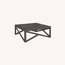 More times than not, it is the smaller items that we would envision in adding that have the most effect. Shaker Square Wood Coffee Table In Dark Grey Aptdeco