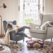 Strandmon Children S Arm Chair Vissle Gray Ikea Sessel Kinderzimmer Kinder Sessel Strandmon Sessel