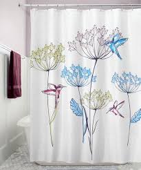 Look What I Found On Zulily White Hummingbird Shower Curtain By Interdesign Zulilyfinds Bird Shower Curtain Shower Curtain Fabric Shower Curtains