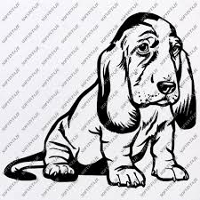 Download Dog Silhouette Dog Clipart Clipart Dog Svg Silhouette Svg File For Cricut Basset Hound Svg Art Collectibles Drawing Illustration Deshpandefoundationindia Org