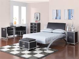 Metal and wood platforma bed frame. Leclair Silver And Black Full Metal Platform Bed