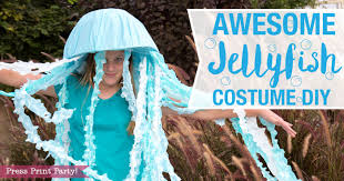 Walter kostüm set wo ist walter wally brille und hut. Awesome Jellyfish Costume Diy Easy Light Up Hat Press Print Party