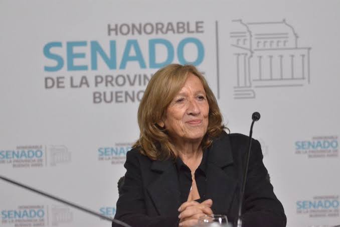 La senadora bonaerense María Rosa Martínez. 