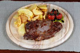 Club steak, entrecôte, rib eye, ribeye) Rib Eye Steak With Homemade French Fries Picture Of Rich House Sofia Tripadvisor