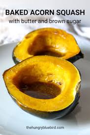 Baked Acorn Squash With Butter And Brown Sugar Recipe Winter Squash Recipes Acorn Squash Butter Squash Recipe