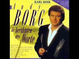 Die berühmten drei worte tracklist. Andy Borg Die Beruhmten Drei Worte Youtube