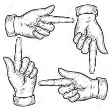 All right reserved about each tutorial by the creator member. Hand Gesture Set Of Gestures Pointing Up Down Left Right Finger Royalty Free Cliparts Vectors And Stock Illustration Image 68335370