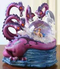 Disney Snowglobes Collectors Guide Hercules Vs Hydra Snowglobe Disney Snowglobes Snow Globes Snowglobes