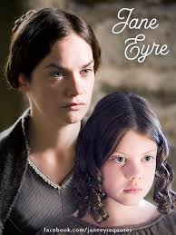 Ruth Wilson and Georgie Henley as the older and younger Jane in the 2006  Jane Eyre BBC TV Serial. (Toby Stephens played Rochester.) 🖱 Photo  compositing by Jane Eyre Quotes. #britishtv #bbcone #