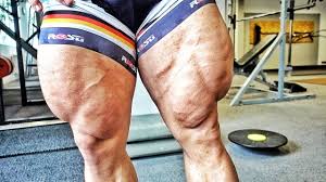 Road cycling selects for jockeys, track sprint selects for giants. Incredibly Muscular Legs Of A Cyclist Robert Forstemann Youtube