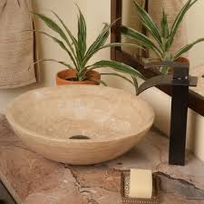Features Includes Stone Vessel Sink Vessel Faucet And Matching Umbrella Drain Faucet Finish Oil Rubbed Bronze Vessel F Travertin Toilettes