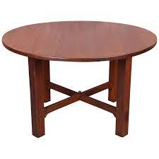 7270 w bell rd glendale, az 85308 Gustav Stickley Mission Oak Arts And Crafts Round Dining Table Newly Restored For Sale At 1stdibs