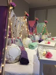 Kids Teepee Parties For Hire Gold Coast Unicorn Teepee Party Teepee Party Sleepover Birthday Parties Sleepover Party