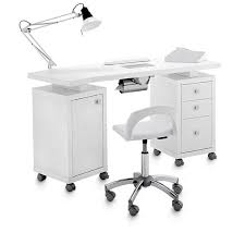 Manicure Table For Beautician Wide Worktop With Aspirator 2 Cabinets Salon Beauty Furniture Manicure T Manicure Table Nail Salon Furniture Beauty Furniture
