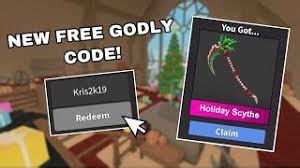 These codes don't do much for you in the game, but collecting different knife cosmetics is one of the fun aspects of playing this one! Real Godly Mm2 Codes