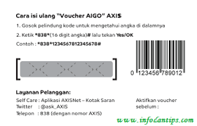 Lompat ke konten lompat ke sidebar lompat ke footer. Cara Mudah Memasukkan Voucher Axis Aigo