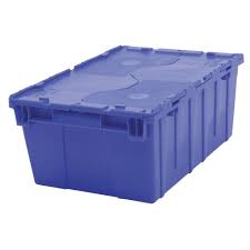Quantity discounts may not apply if a better discount is available. Orbis Blue Plastic Flipak Stack N Nest Storage Tote With Lid 22 L X 15 W X 10 D