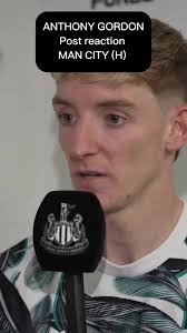 Anthony Gordon Post Match Reaction