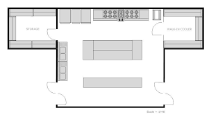 Restaurant Kitchen Central Island Floor Plan Disenos De Unas Restaurantes Estilo Industrial