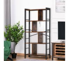 N'hésitez pas à nous contacter pour vos créations de meubles sur mesure. Bibliotheque Style Industriel Etagere De Rangement A 4 Niveaux Bibliotheque Et Etagere But