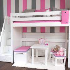 Twin High Loft Bed With Stairs In 2021 Loft Bed Bunk Beds With Stairs Bunk Beds