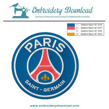 Choose from 76,906 printable design templates, like psg logo posters, flyers, mockups, invitation cards, business cards, brochure,etc. Paris Saint Germain Psg Embroidery Design For Download Embroiderydownload