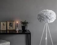 Top grey feather floor lamp Top Sellers Black Friday